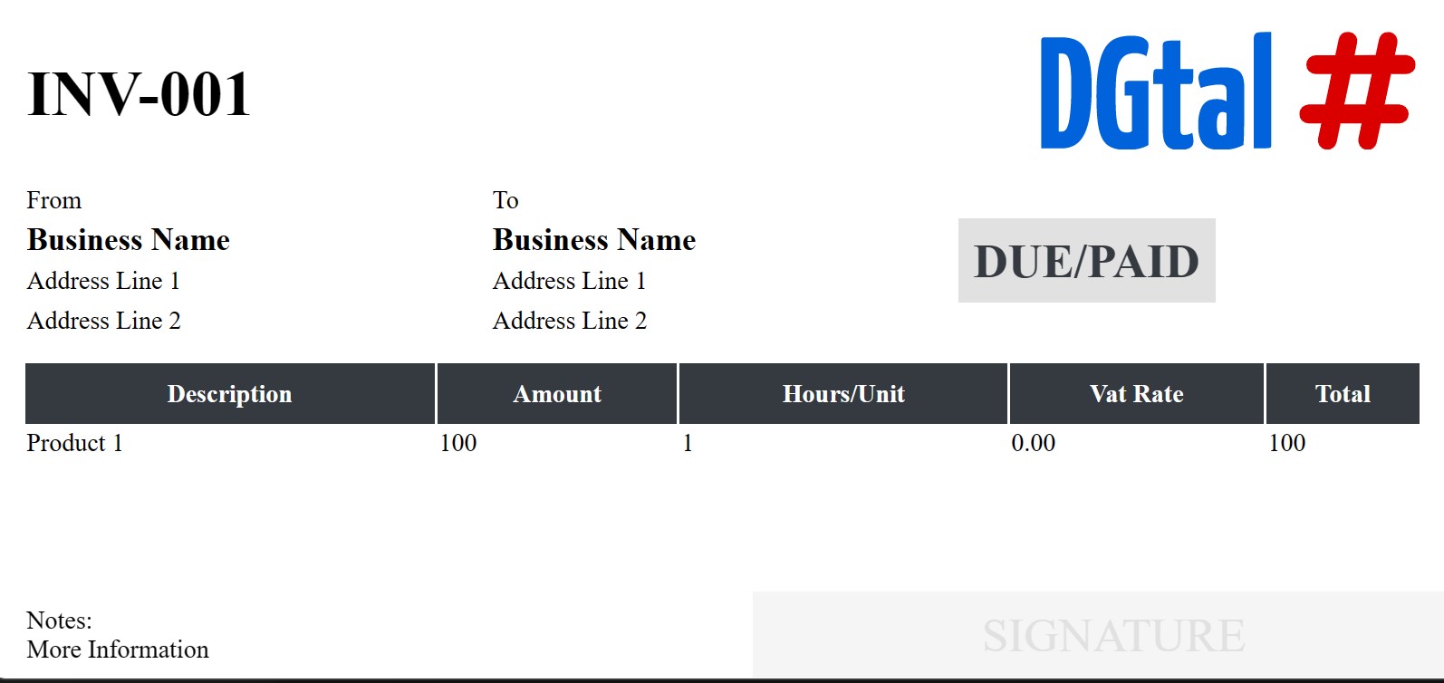 Invoice 4